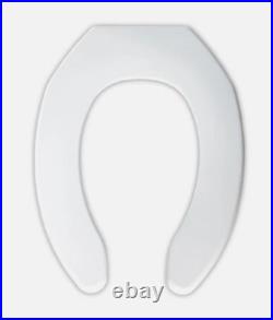 Mainline Elongated Plastic Open Front Toliet Seat White Lot of 10