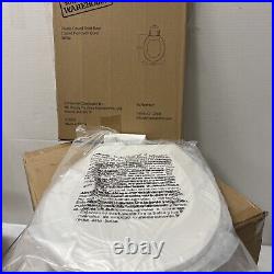 Maintenance Warehouse Plastic Round Toilet Seat with Cover, White 568320 Lot Of 10