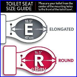 Medic-Aid 2' Lift Raised Open Front Plastic Toilet Seat and Cover, Elongated, Wh