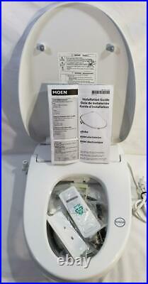 Moen EB2000 Hands-Free Digital EBidet Toilet Seat White Elongated With Remote