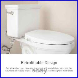 Moen EB800-E EBidet 2-Series Electric Bidet Elongated Toilet in White Moen EB800-E EBidet 2-Series Electric Bidet Elongated Toilet in White