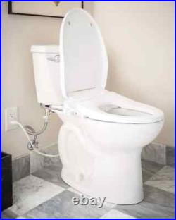Moen EB800-E EBidet 2-Series Electric Bidet Elongated Toilet in White Moen EB800-E EBidet 2-Series Electric Bidet Elongated Toilet in White