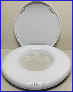 NEW BIG JOHN LARGE Oversized closefront Toilet Seat 1W +lid round or elongated