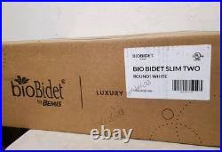 NEW BIO BIDET Slim TWO Electric Smart Bidet Seat for Round Toilets with Remote