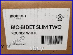 NEW BIO BIDET Slim TWO Electric Smart Bidet Seat for Round Toilets with Remote