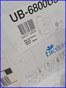 NEW BioBidet USPA UB-6800US Adjustable Bidet Round Front Toilet Seat White