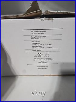 NEW BioBidet USPA UB-6800US Adjustable Bidet Round Front Toilet Seat White