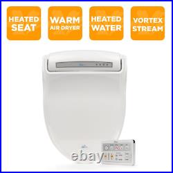 NEW Bio Bidet BB-1000 Supreme Bidet Toilet Seat, Wireless Remote, Elongate White