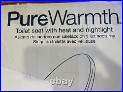 NEW Kohler K-10515-0 Deluxe Professional Heated PureWarmth Toilet Seat, White