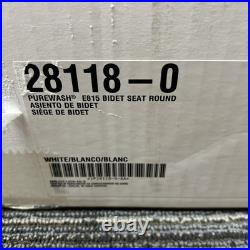 NEW Kohler PureWash ROUND Bidet Toilet Seat withRemote 28118-0 E815 White NEW Kohler PureWash ROUND Bidet Toilet Seat withRemote 28118-0 E815 White