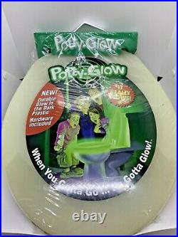 NEW Potty Glow Toilet Seat Glow In The Dark Toilet Seat Gag Gift Halloween Decor