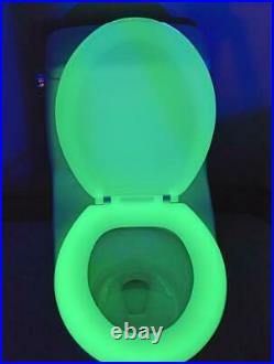 NEW Potty Glow Toilet Seat Glow In The Dark Toilet Seat Gag Gift Halloween Decor