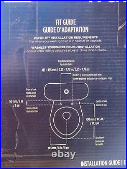 NO MOUNT HRDWARE Toto Washlet Bidet Elongated Toilet Seat T1SW3014#01 Used