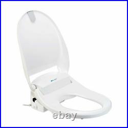 New Brondell Bidet Toilet Seat S300-RW Swash Round White Ergonomic With Remote