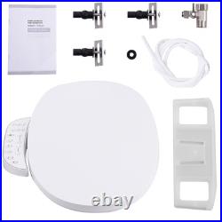 New Smart Bidet Toilet Seat Elongated Heated and Dryer Nightlight Warm Water