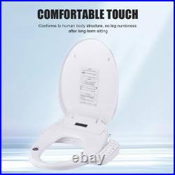 New Smart Bidet Toilet Seat Elongated Heated and Dryer Nightlight Warm Water