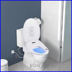 New Smart Bidet Toilet Seat Elongated Heated and Dryer Nightlight Warm Water New Smart Bidet Toilet Seat Elongated Heated and Dryer Nightlight Warm Water