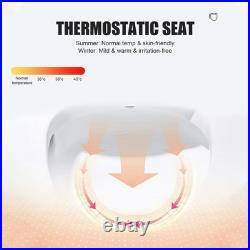 New Smart Bidet Toilet Seat Elongated Heated and Dryer Nightlight Warm Water