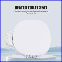New Smart Bidet Toilet Seat Elongated Heated and Dryer Nightlight Warm Water