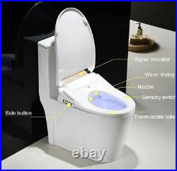New Smart Toilet Seat Electric Bidet Cover Clean Dry Heating Intelligent Remote