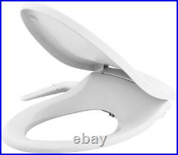 Non-Electric Bidet Seat in White for Elongated Toilets with Grip-Tight Bumpers