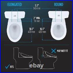 OPEN BOX TOTO SW573#01 S300E Electronic Bidet Seat for Round Toilet with EWATER+