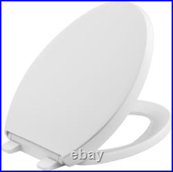 Overhanging Lid Ice Gray Toilet Seat with Grip-Tight Bumpers & Quick-Release Overhanging Lid Ice Gray Toilet Seat with Grip-Tight Bumpers & Quick-Release