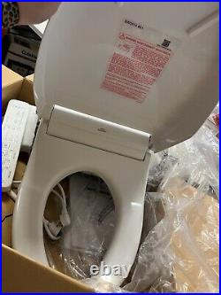 PARTS TOTO Washlet SW3074#01 Elongated Toilet Seat White Damaged L3
