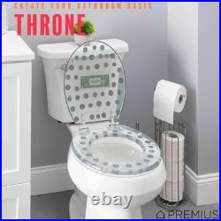 Polyresin Real Dollar Bill & Plastic Coins Money Toilet Seat By, Standard Ro