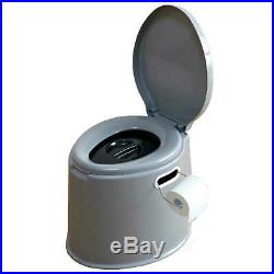 Portable Toilet Camping Hiking Seat Emergency Non-electric Lightweight with Holder