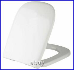 Posh Domaine Square Soft Close Quick Release Toilet Seat White 9507693 for sale online 