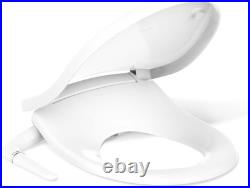 PureWash M250 Manual Round Bidet Toilet Seat, White, Quiet-Close Lid Prev