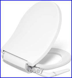 PureWash M250 Manual Round Bidet Toilet Seat, White, Quiet-Close Lid Prev