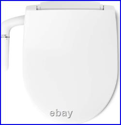 PureWash M250 Manual Round Bidet Toilet Seat, White, Quiet-Close Lid Prev