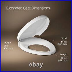 Purefresh Elongated Toilet Seat in White Purefresh Elongated Toilet Seat in White