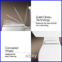 Purefresh Elongated Toilet Seat in White Purefresh Elongated Toilet Seat in White