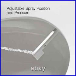 Purewash M300 Manual Elongated Bidet Toilet Seat, Chrome Handle, Quiet Close Lid Purewash M300 Manual Elongated Bidet Toilet Seat, Chrome Handle, Quiet Close Lid