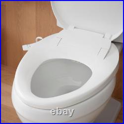 Purewash M300 Manual Elongated Bidet Toilet Seat, White Handle, Quiet-Close Lid Purewash M300 Manual Elongated Bidet Toilet Seat, White Handle, Quiet-Close Lid