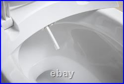 Purewash M300 Manual Elongated Bidet Toilet Seat, White Handle, Quiet-Close Lid Purewash M300 Manual Elongated Bidet Toilet Seat, White Handle, Quiet-Close Lid