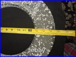 RARE Mid century Modern 1950's Acrylic, Silver Flex Toilet Seat