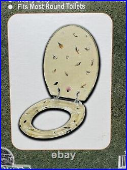 RARE Toilet Seat Transparent Safety Resin Toilet Seat Rivers Edge Products