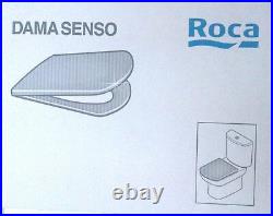 ROCA DAMA SENSO WC Toilet Seat Replacement with Regular Closing Hinges 801511004