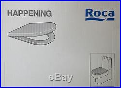 ROCA HAPPENING Toilet Replacement Seat & Cover with Soft Closing 801562004 white