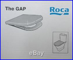 ROCA The GAP WC Toilet Seat & Cover Soft Closing Hinges 801472004 Original Roca