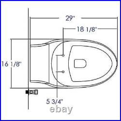 R-133SEAT Elongated Toilet Seat in White