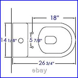 R-353SEAT Soft Closing Toilet Seat for TB353, White