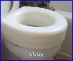 Raised Toilet Seat Handicap Elderly Bathroom Safety Raiser Disability Aid Senior