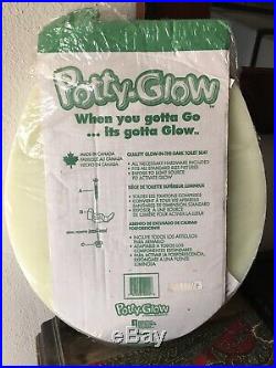 Rare Vintage Potty Glow Toilet Seat Glow In The Dark Toilet Seat NEW Sealed