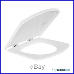 Roca Dama Senso & Compact WC Toilet Seat & Cover With Soft Closing Hinges White