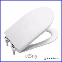 Roca Giralda Replacement Toilet Seat & Cover Soft Close Hinges 801462004 White